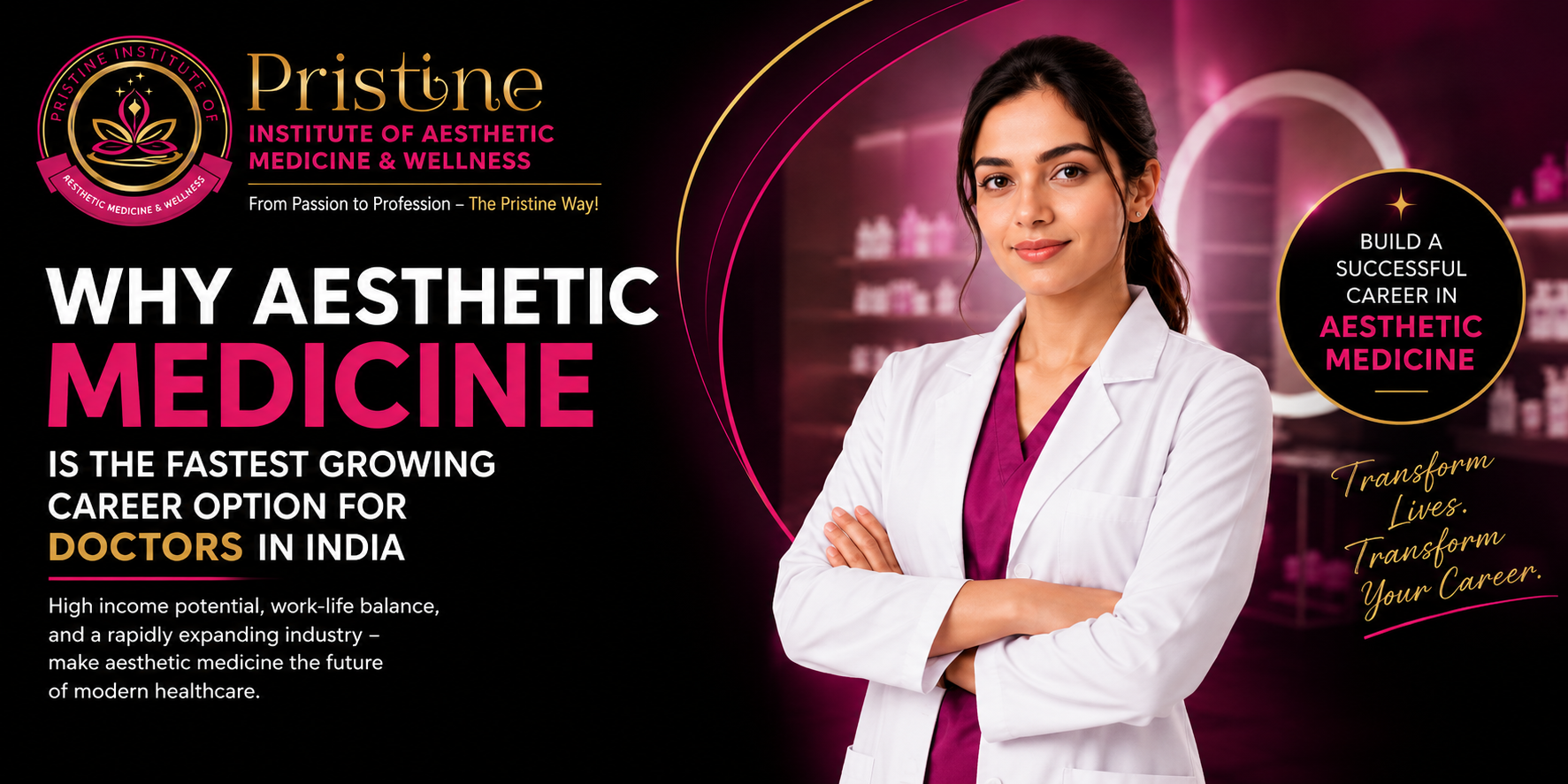 Why Aesthetic Medicine is the Fastest Growing Career Option for Doctors in India blogp1