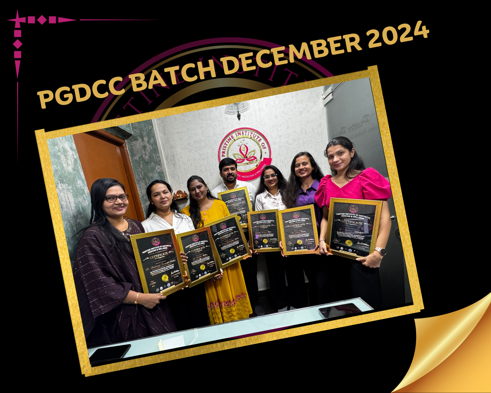 pink woman photo glitter & gold quote birthday photo collage.png original